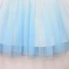 Kinder Mädchen Prinzessin POP Super Star Rumi Print Schleife Ärmellos Mesh Tutu Kleid