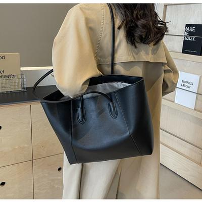 Large Capacity Bag 2025 New Versatile Portable Shoulder Bag Advanced Texture Class Tote Bag