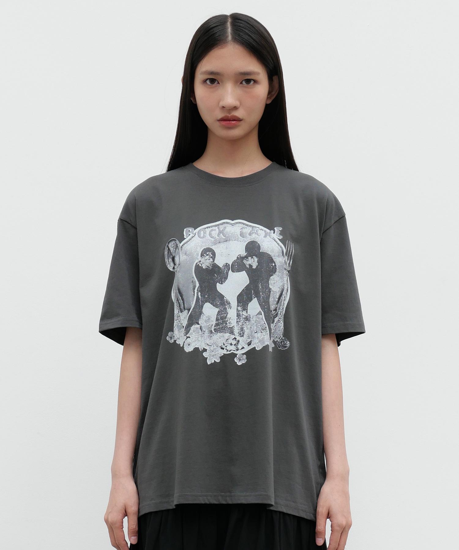 Rock Cake Punch Dessert Top - Charcoal Charcoal/S