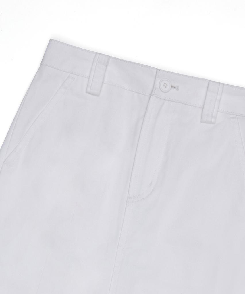 Pildeoseu Back Pocket Long Skirt Ivory