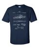 Flute Patent Blueprint Woodwind InstruUnisext Musician TShirt