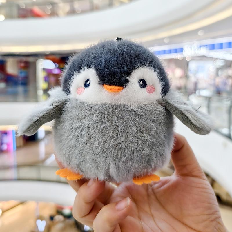 Internet Celebrity Penguin and Sparrow Plush Pendant Keychain Toy