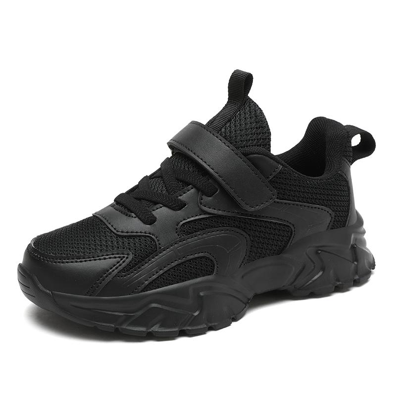 

Kids Sport Shoes Spring for Boys Breathable Mesh Casual Sneakers Children Lightweight Running Shoes Girls Tenis Outdoor 28 чёрный