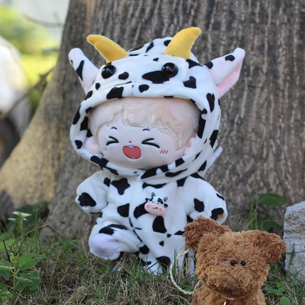 

Calf Doll Winter Outfit Lamb Plush Dolls Clothes Suit 20cm Cotton Doll Clothes Kids Girls Toys Calf