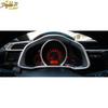 Matte Silver Fits For Honda Fit Jazz 2014-  Dashboard Frame Decor Cover Trim