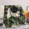 Sleeping Cats  Print Flannel Blanket, High Quality Comfortable for All Seasons, Home Decor, Warmth and Comfort