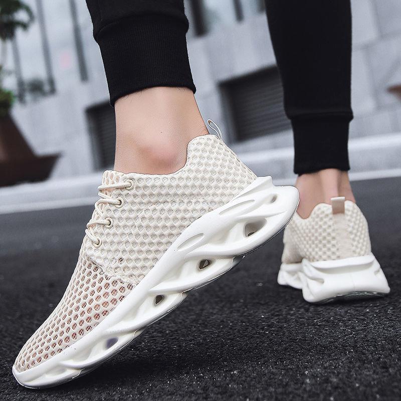 Mesh-Obermaterial Herren Freizeitsneaker Atmungsaktiv Laufen Herren Sportschuhe Bequemes Gehen Günstiger Ausverkaufsschuh im Angebot
