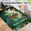 Custom Text Printed Rug Rapid Wien FC Non Slip Floor Carpet For Home Room Decor