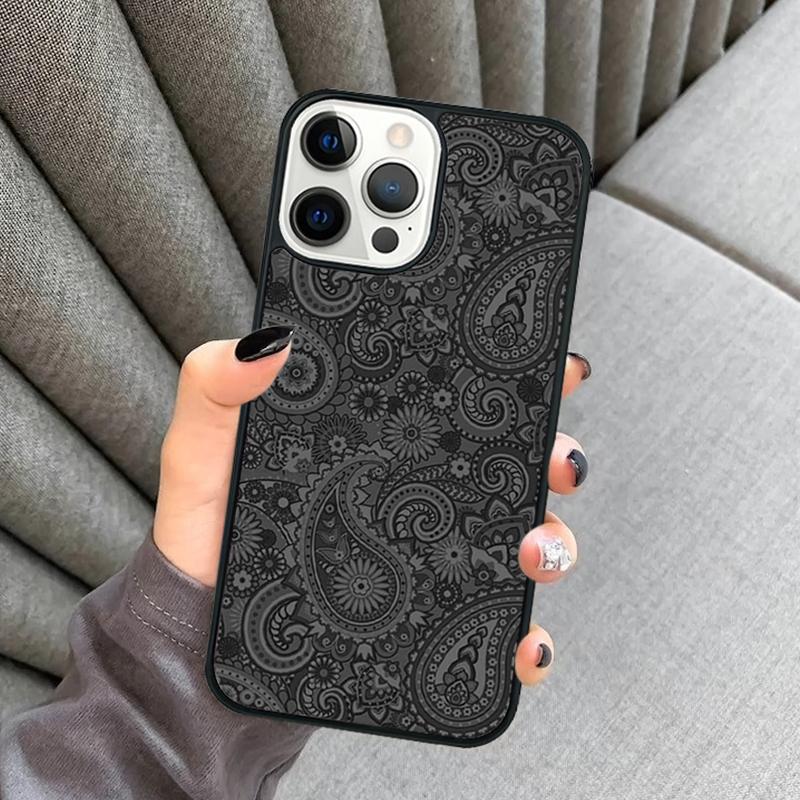 Floral Paisley Pattern Phone Case For iPhone 17 Air 16 16e 15 13 14 Pro Max 11 12 Plus 2022 MAX Shell Cover coque