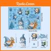 Stickers Holiday Window With Pvc Snowflakes Penguins And Santa For Christmas