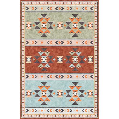 American Retro Living Room Decoration Carpet Minimalist Bedside Rugs for Bedroom Large Area Non-Slip Mat Washable Lounge Rug