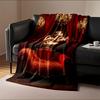 Luxurious Red Velvet Sofa Art for All Seasons Blanket Lunch Break Throw Gift