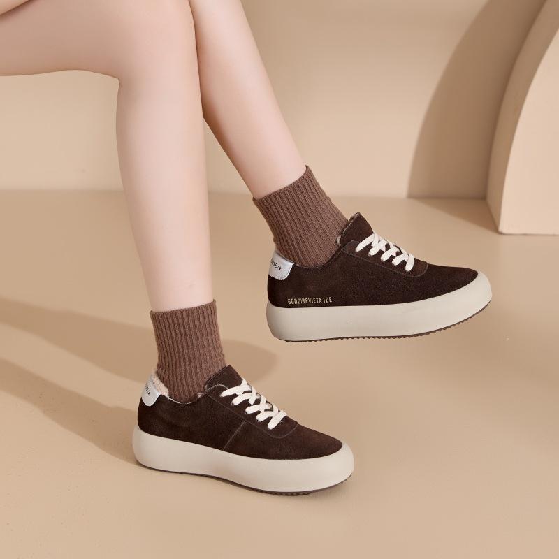 Retro sametové dámské boty se silnou podrážkou zvyšující výšku: 2023 Roztomilý Ošklivý Design Hvězdného Chleba