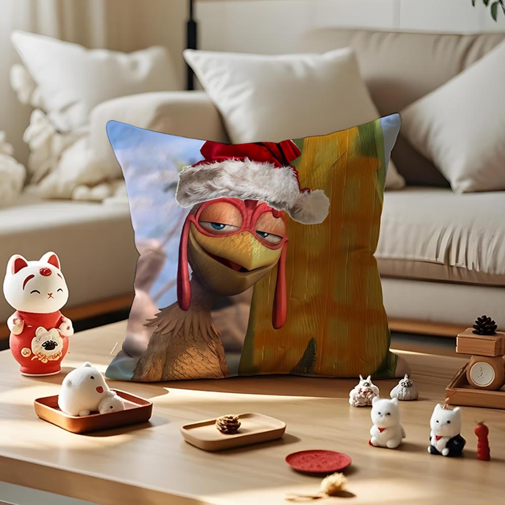Funda de Cojín Divertida Chicken J-Joe S-Surfs Up Felpa Corta Sedosa Con Cremallera Invisible Funda de Cojín para Sofá a Prueba de Polvo Para Decoración del Hogar