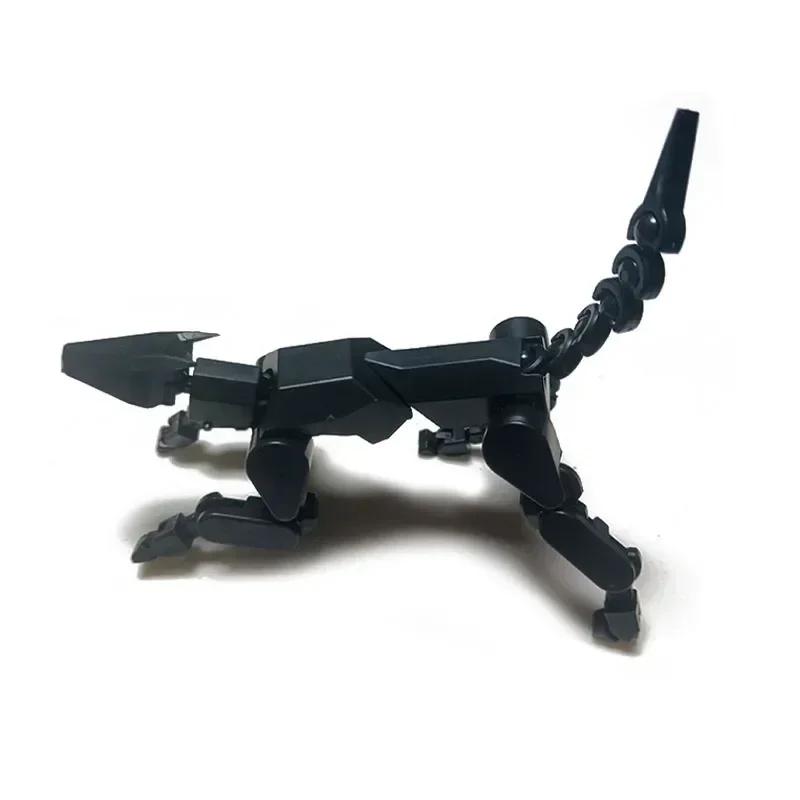 Multi-Jointed Movable Shapeshift Robot 3D Printed Mannequin Character and Dog Figures Toys Parent-children Game For Kids Gifts
