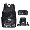 The Battle Cats Rucksack Dreiteiliges Set für Kindergartenkinder, Rucksack mit großem Fassungsvermögen, Umhängetasche, Federmäppchen
