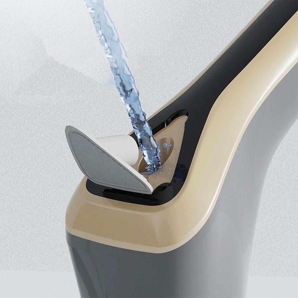 Wireless handheld multi-functional electric cleaning brush with long handle, retractable and waterproof, for cleaning kitchen dishes.