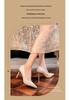Elegant Red Silk Stiletto Heels with Gold Trim - Ideal for Weddings, Banquets, and Formal Events