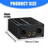 R6FF XLR 6.5mm Music Ground Looping Isolator For Guitar Studio Noise Reductions