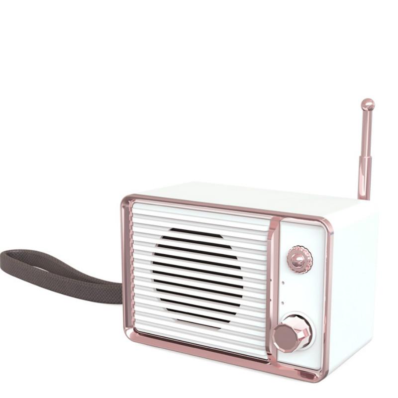 Retro Wireless Bluetooth Speaker Portable Mini Cute Gift Subwoofer Small Speaker