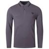 Fred Perry Men's Double Tipped Collar Long-Sleeved Polo Shirt