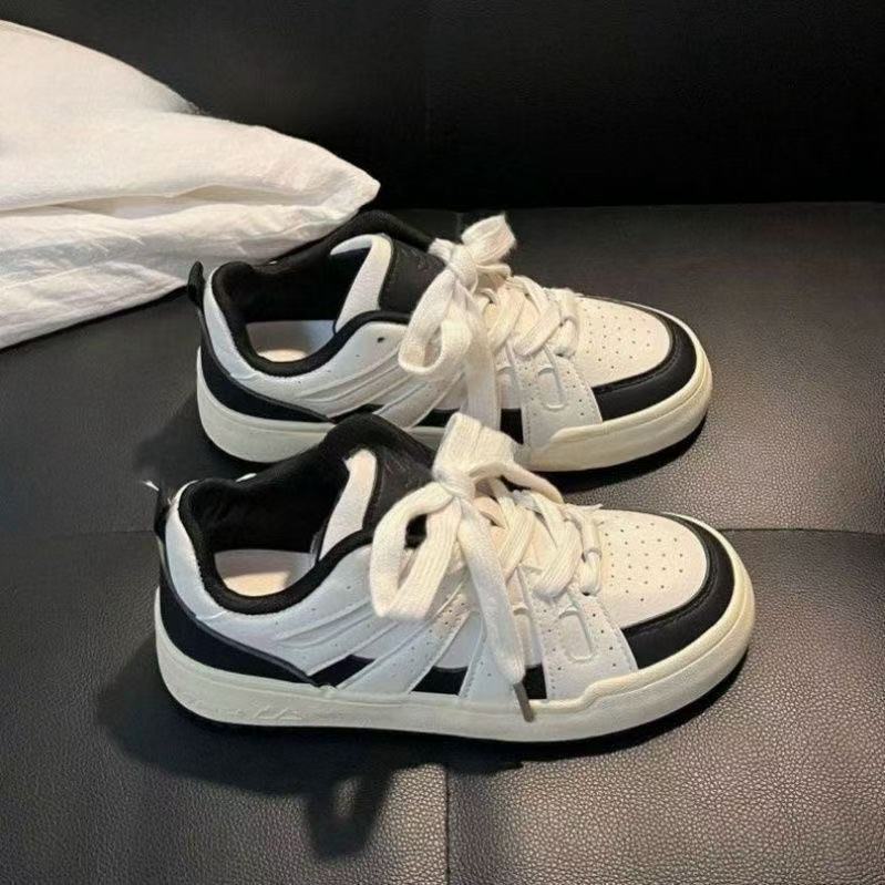 Rosa Frühling und Sommer neue Board-Schuhe Nische Plateau Brot-Schuhe