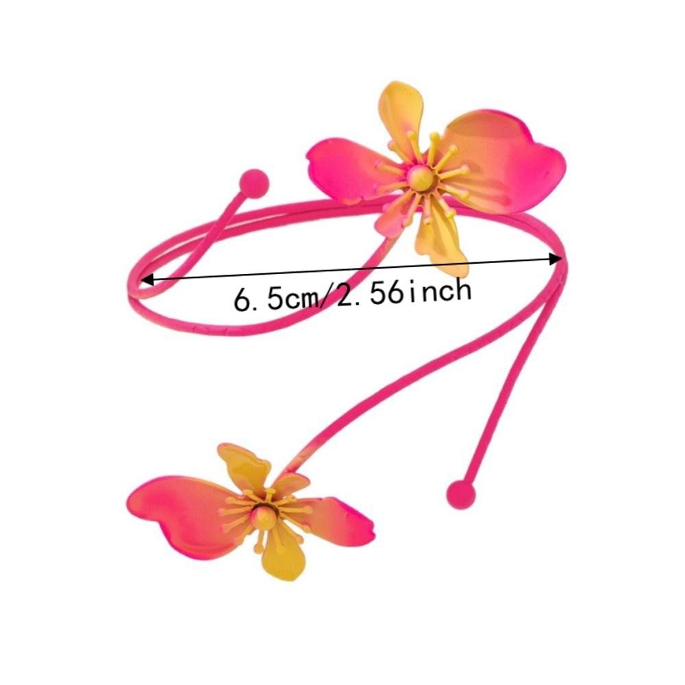 Openable Floral Armlet Colorful Metal Upper Arm Bracelet Boho Flower Arm Cuff  Beach