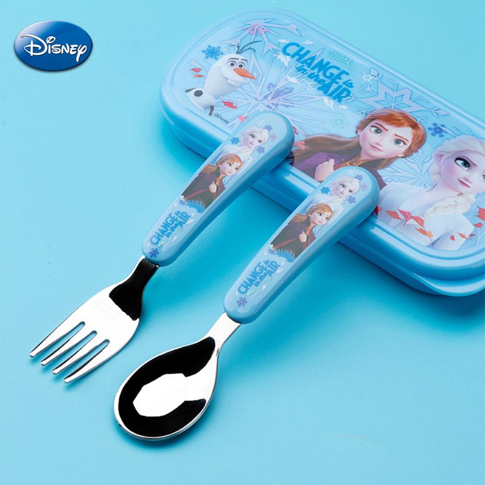 Disney Mickey and Minnie Mouse Tableware Set Frozen Elsa 3D Cartoon Children's Tableware Set Travel Tableware Set