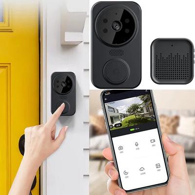 Doorbell Smart Wireless Remote Video Doorbell Intelligent Visual Doorbell Camera Wireless - Home HD Night Vision WiFi Security Door Doorbell Support