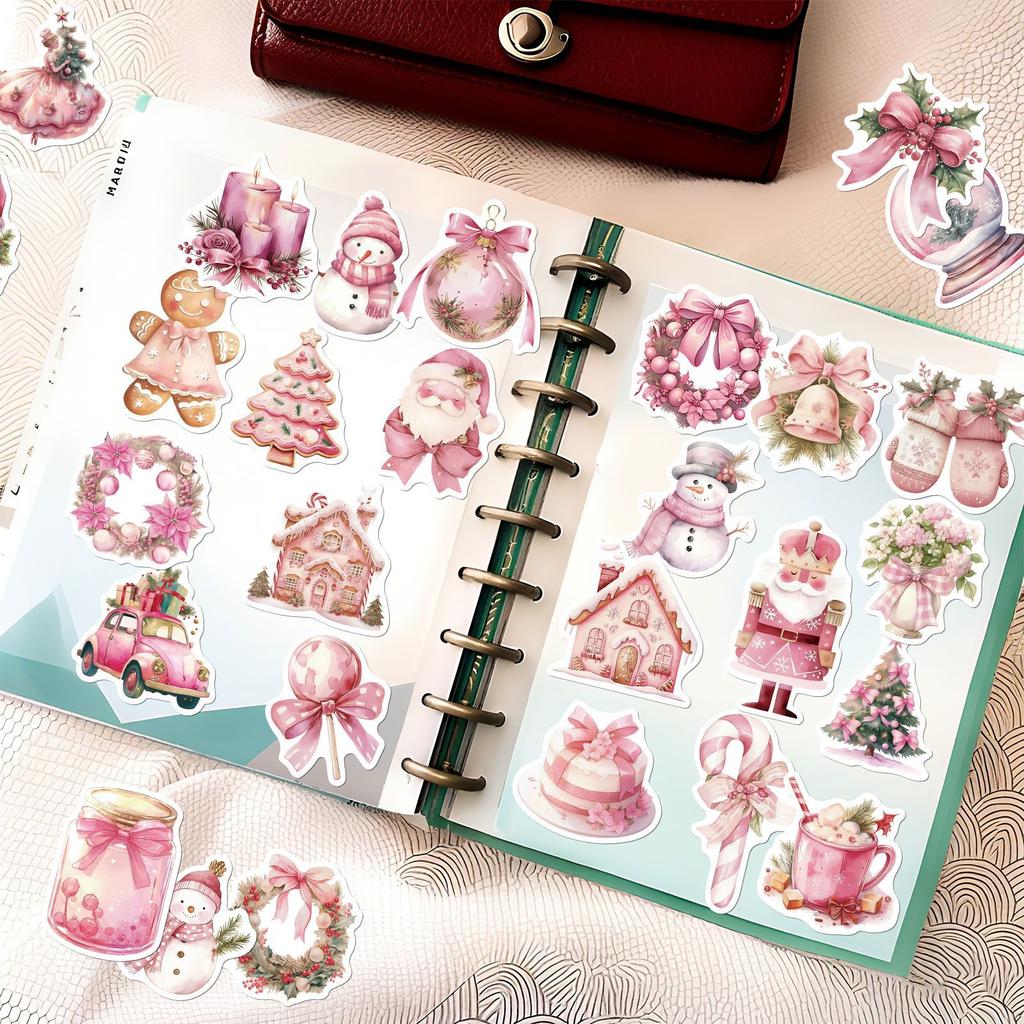 Christmas Graffiti Stickers Party Decoration Creative Cartoon Stickers 50 Pieces