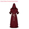 Halloween Medieval Monk Costume Wizard Priest Robe Shawl Set For Costume Parties And Themed Events
