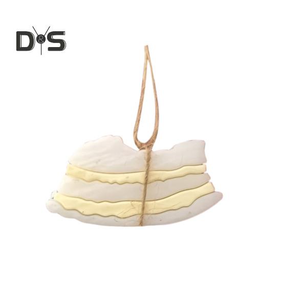 

Подвеска для автомобиля с рисунком свиной грудинки, тонкая работа, подвеска из смолы, ультрафиолетовое изменение цвета, шарм теплый белый