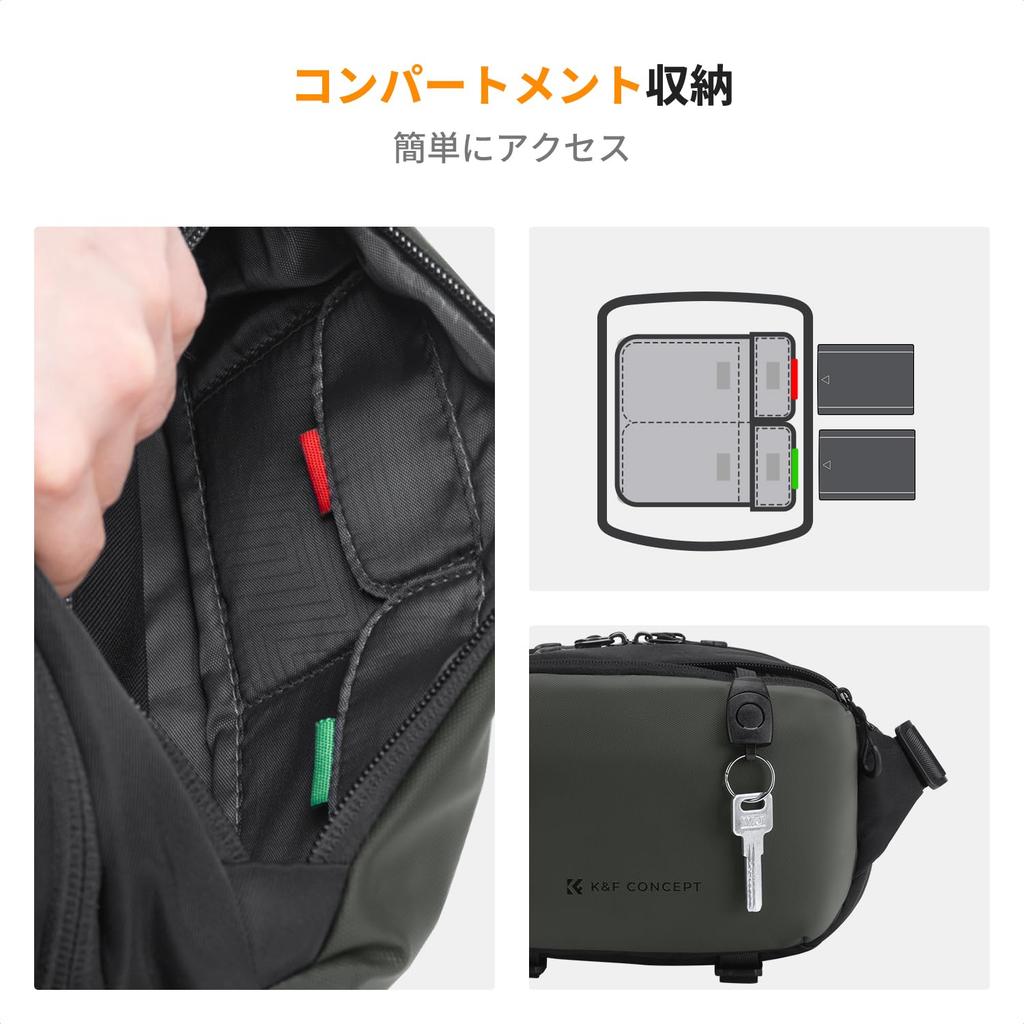 Concept Camera Shoulder Sling Large Capacity Camera Shoulder 4L K&F Bag, Bag, Bag, Bag,