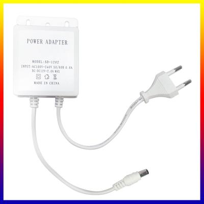 Waterproof DC12V/2A EU Power Adapter For Surveillance CCTV Security Cameras AHD Camera DVR NVR Input AC100V-240V 5.5mm*2.1mm