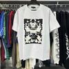 PURPLE letter print crew neck pullover short-sleeve 2023 summer new European and American trendy brand T-shirt collection tops