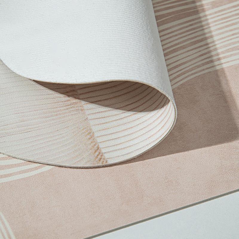 Faux Leather Placemats Oval Shape Cup Tableware Placemat Dining Table Coaster Non-slip Cup Pad Home Decor Dishes Mats