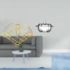 Elegant Tabletop Storage Solution Weighted Arm Napkin Holder And Pumpkin Shaped Glass Candy Dish