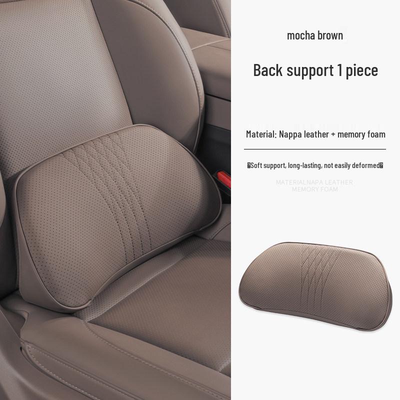 Xpeng P7/P5 Headrest Neck Pillow & Lumbar Support Cushion for Comfort in Car Interior