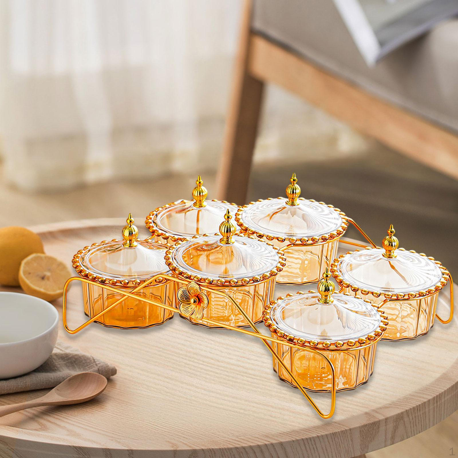 

Bowl for Dried Fruit And Nuts, with Lid, Organizer, Versatile Storage Food, Decorative