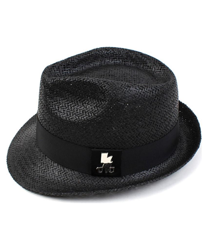 Yunibeosyeolkemiseuteuli Bu Summer Black Short Fedora