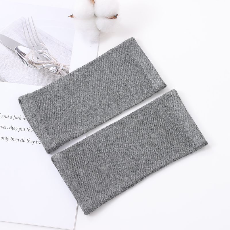 

Pure Cotton Arm Sleeves Men s and Women s Long sleeve Summer Thin Air-Conditioned Room Wrist Guard Elbow Arm Joint Warm Fake Sleeve Dark gray [20cm long]] L