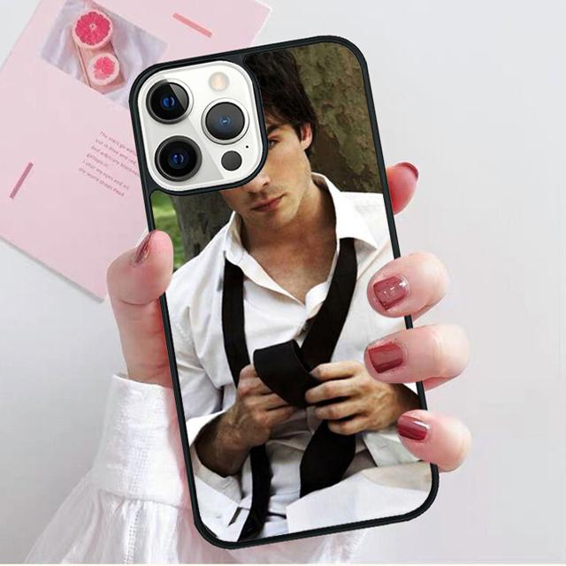 Ian Somerhalder Vampire Diaries tvd Phone Case Cover for iPhone 17 Air 16 15 14 13 11 12 Pro Max Plus Shell Coque