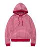 CGP (Women) Striped Hooded Knit_Red