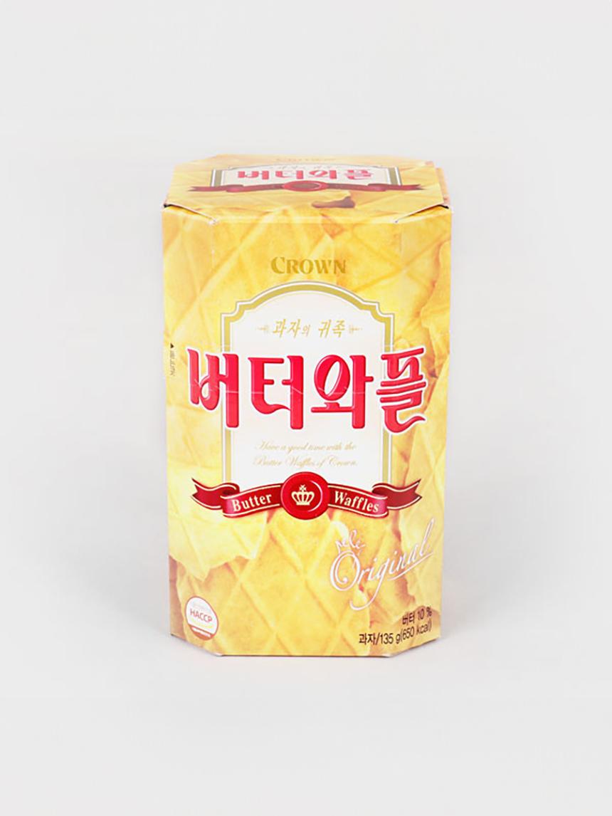 Crown Butter Waffle Biscuits 135g 1ea