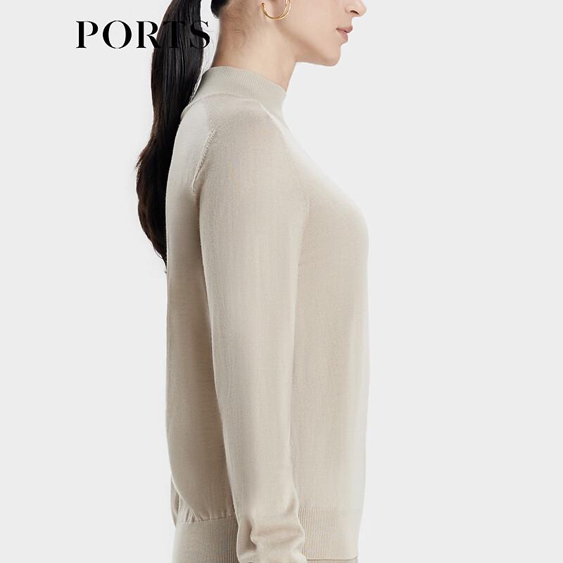 PORTS Women's Knitted Long-Sleeve Turtleneck Sweater LD9K456KKW004