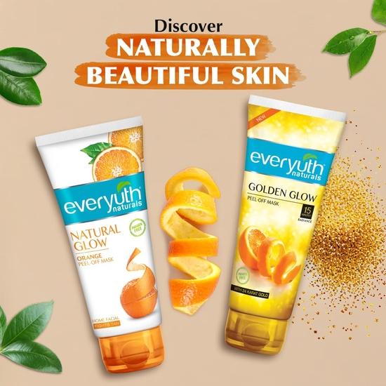 Everyuth Golden Glow Peel-off Mask 100 G (Pack of 2)