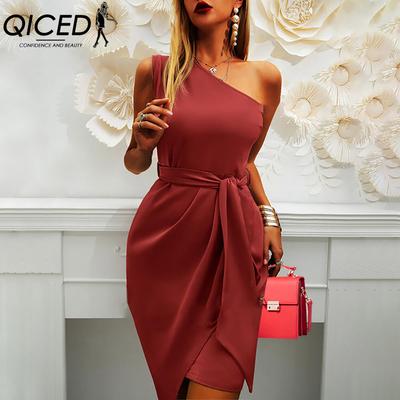 Moda damă vară primăvară imprimeu culoare uni fără mâneci talie înaltă rochii casual