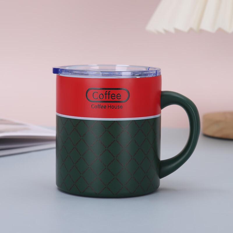 Shangqi Striped Stainless Steel Insulated Coffee Mug