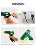 SATA Industrial High-Power Electric Glue Gun, 60-100W for DIY, Compatible with 7-11mm Glue Sticks