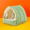 Warm Cotton Pet Bird Bed Hanging Stuffed Bird Hut New Plush Parrot Nest  Bird Sanctuary